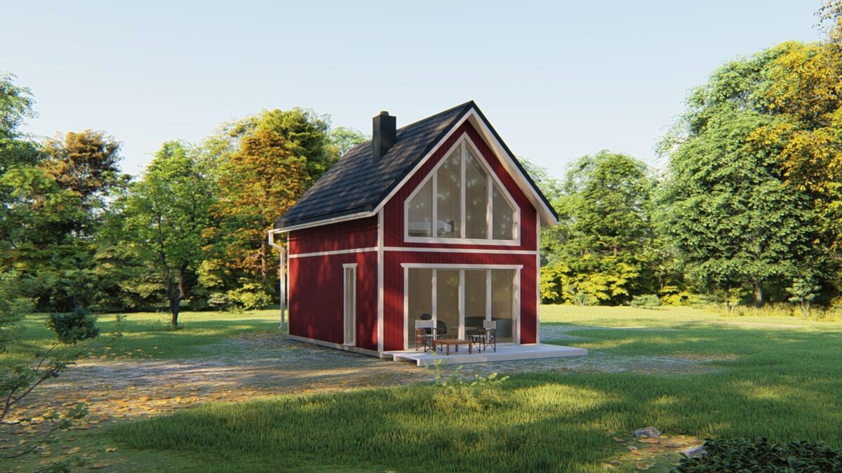 DOMEK SKANDYNAWSKI 35 M²