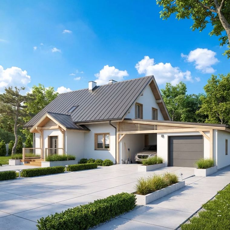 Projekt domu dużego