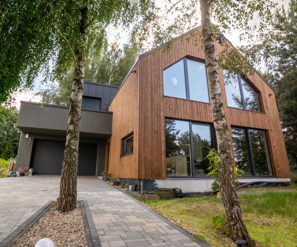 Nowoczesna stodoła w Dzikich