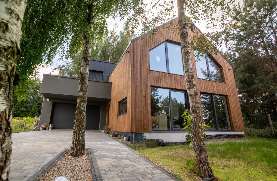 Nowoczesna stodoła w Dzikich