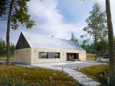 Nowoczesny dom - stodoła