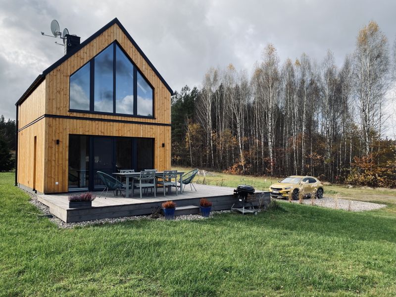 Nowoczesna stodoła – Domek letniskowy w Stanowisku